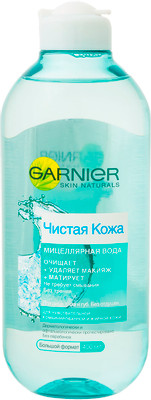 Мицеллярная вода Garnier Чистая кожа для лица-глаз-губ, 400мл