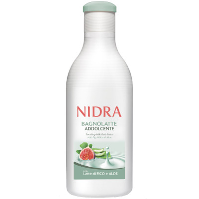 Пена-молочко Nidra для ванны смягчающая молоко инжир и алоэ, 750мл