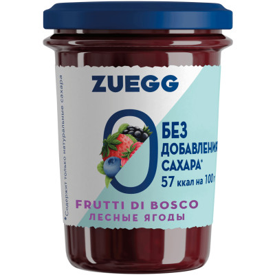 Конфитюр Zuegg из лесных ягод с пониженной калорийностью, 220г