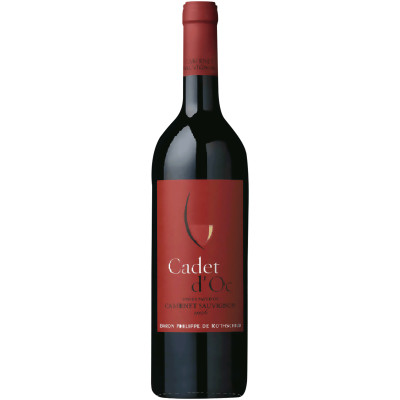 Вино Cadet d'Oc Каберне Совиньон красное сухое 13%, 750мл