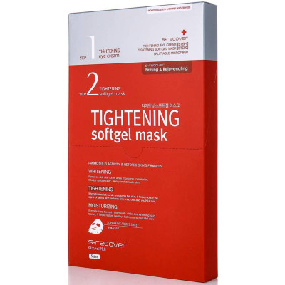 Маска для лица Srecover Tightening Softgel Mask подтягивающая 2-ступенчатая, 28г