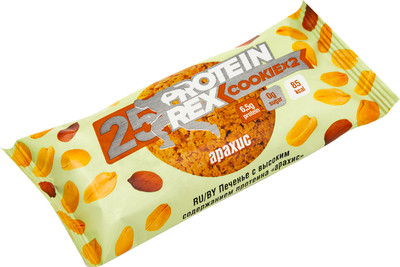 Печенье Protein Rex Cookie арахис протеиновое, 50г