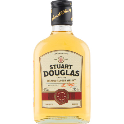 Виски Stuart Douglas шотландский купажированный 40%, 200мл