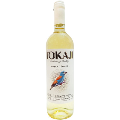 Вино Tokaji Muscat Lunel белое полусладкое, 750мл