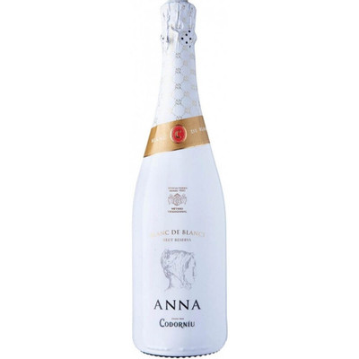 Вино игристое Anna de Codorniu Blanc de Blancs Brut Reserva Cava DO белое брют 11.5%, 750мл