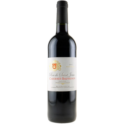 Вино Roc De Saint Jean Cabernet Sauvignon Pays d'Oc красное сухое 13%, 750мл