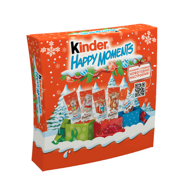 Новогодний подарок Kinder Happy Moments, 242г