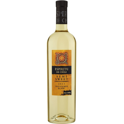 Вино Espiritu de Chile Sauvignon Blanc белое полусладкое 12%, 750мл