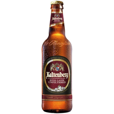 Пиво Kaltenberg Royal Lager Unfiltered светлое нефильтрованное 5%, 500мл