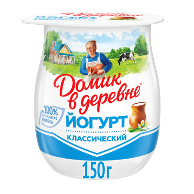 Йогурт термостатный Домик в Деревне 3.7%, 150г