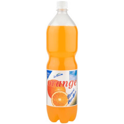 Напиток безалкогольный La Boom Оранж апельсиновый безалкогольный сильногазированный, 1.5л