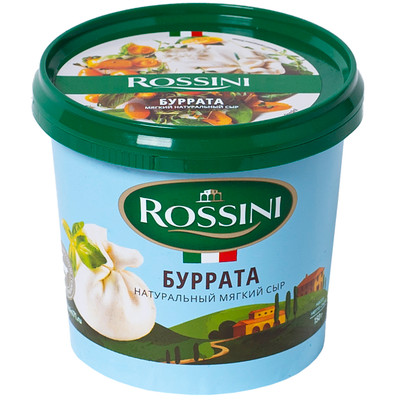 Сыр мягкий Rossini Буррата классическая 50%, 380г