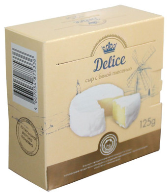 Сыр Калория Delice с плесенью 50%, 125г