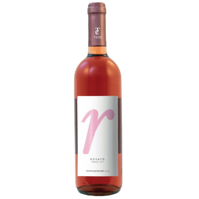 Вино Terrecarsichei R Rosato Puglia розовое полусухое 12%, 750мл