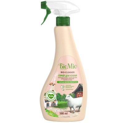 Спрей чистящий BioMio Bio-Cleaner лемонграсс для кухни, 500мл