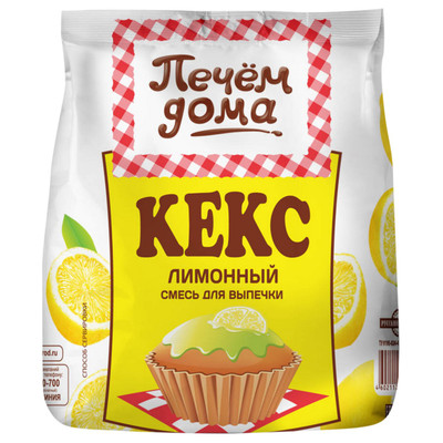 Смесь для выпечки Русский Продукт Кекс лимонный, 400г