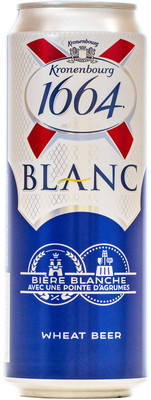 Пиво Kronenbourg 1664 Blanc Блан 4.5%, 450мл
