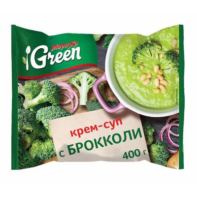 Крем-суп Морозко Green с брокколи замороженный, 400г