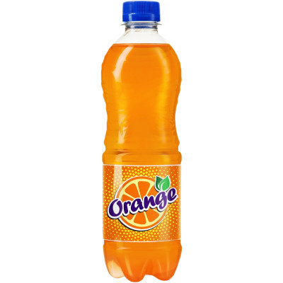 Напиток среднегазированный Волжанка апельсин безалкогольный, 500мл