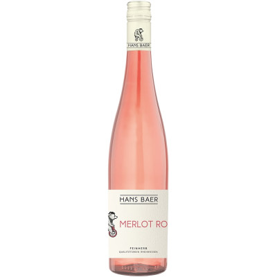 Вино Hans Baer Merlot Rose розовое полусухое, 750мл
