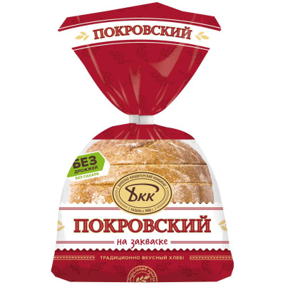 Хлеб БКК Покровский на закваске нарезанный, 300г
