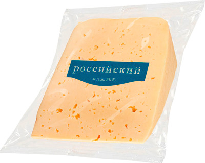 Сыр полутвёрдый Продлайн Российский 50%