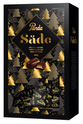 Конфеты Panda Садэ из тёмного шоколада с кофейно-ореховой начинкой, 280г