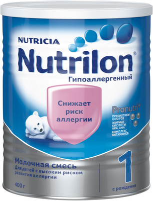 Заменитель грудного молока Nutrilon 1 гипоаллергенный, 400г