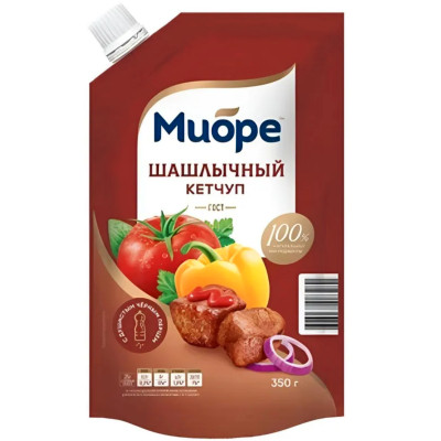 Кетчуп Миоре Шашлычный, 350г