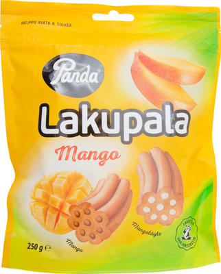 Конфеты Panda Lakupala лакричные начинка со вкусом манго, 250г