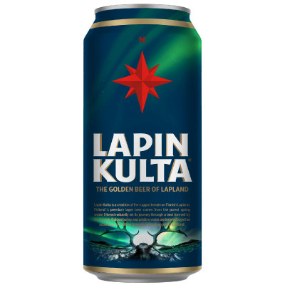 Пиво Lapin Kulta светлое 5.2%, 500мл