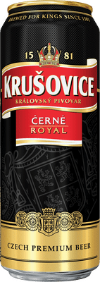 Пиво Krusovice Черне тёмное 4.1%, 430мл