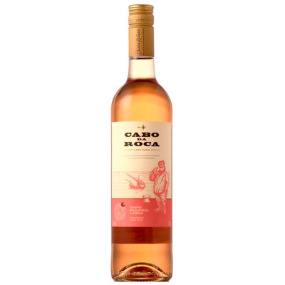 Вино Cabo da Roca Vinho Verde DOC Rose розовое полусухое 10.5%, 750мл