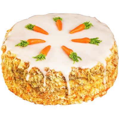 Торт Золотой Колос морковный, 600г