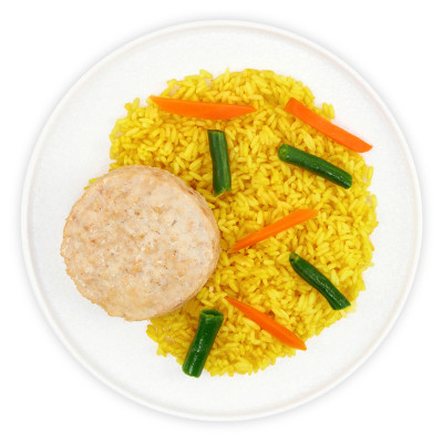 Филе трески атлантической с рисом и овощами, 310г