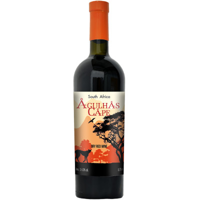 Вино Aqulhas Cape Пино Нуар-Мерло красное сухое 11-13%, 700мл