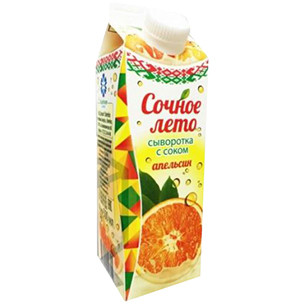 Напиток сокосодержащий Сочное Лето апельсин негазированный, 1л
