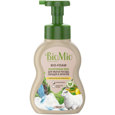 Пена BioMio Bio-Foam для мытья посуды, 350мл