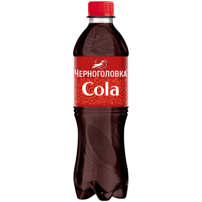Напиток Черноголовка Cola Original безалкогольный сильногазированный, 500мл