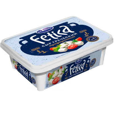 Сыр мягкий Ecomilk Fetica Греческий традиционный рассольный 40%, 220г
