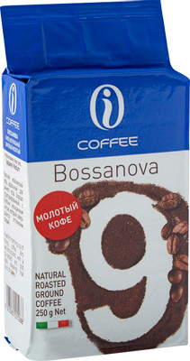 Кофе Impresto Bossanova натуральный жареный молотый, 250г