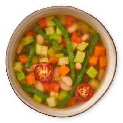Овощной суп с кабачками и фасолью Шеф Перекрёсток, 300г