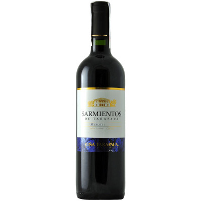 Вино Sarmientos de Tarapaca Merlot красное сухое 13%, 750мл