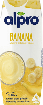 Напиток соево-банановый Alpro Soya banana обогащённый кальцием и витаминами 1.8%, 250мл