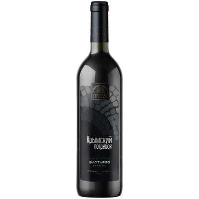 Вино Крымский Погребок Бастардо Каберне красное сухое 11-13%, 750мл