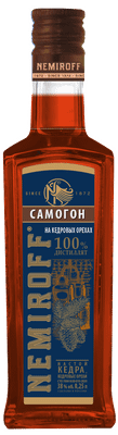 Напиток спиртной Nemiroff Самогон на кедровых орехах 38%, 250мл