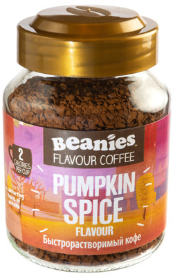 Кофе Beanies Flavour Coffee растворимый сублимированный с ароматом пряной тыквы, 50г