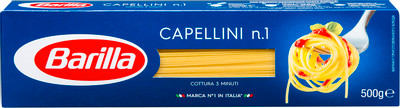 Макароны Barilla Capellini n.1, 500г
