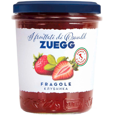 Конфитюр Zuegg клубничный экстра, 320г