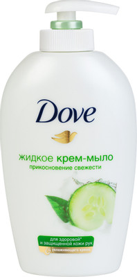 Крем-мыло жидкое Dove Прикосновение свежести, 250мл